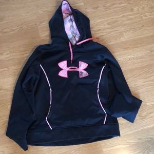 Black with pink camo UA sz L